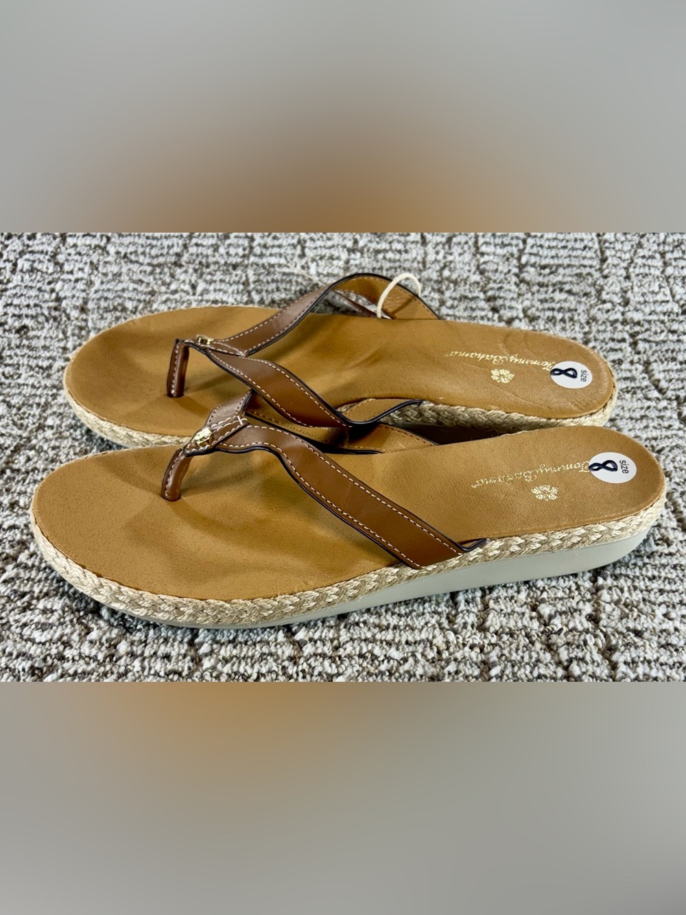 NWT Tommy Bahama Women’s Size 8 Flip Flop Sandals - Picture 5 of 8